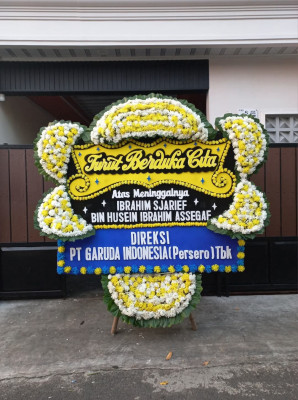 Papan Bunga Duka di Muara Sahung